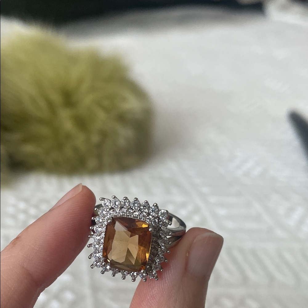 Sterling Silver large cocktail Women's Ring - Picture 15 of 17